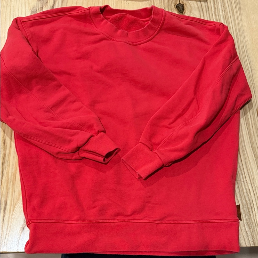lululemon athletica Perfectly Oversized Crew in Red Hot